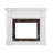 Only Mantel (Not Included 23" Fireplace)--White, 45.6"W*11.8"D*40"H-491513936