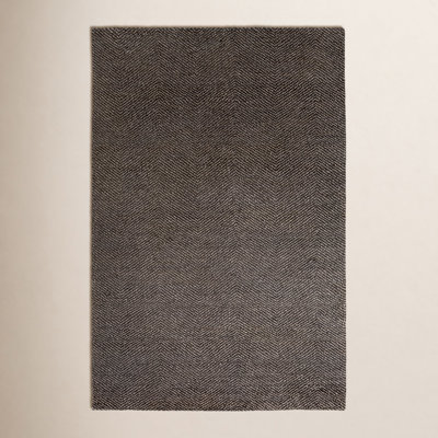 Teton Gray Hand-Knotted Rug