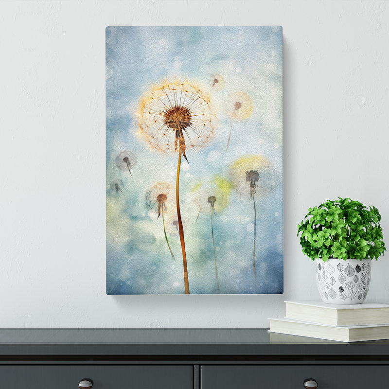 Dandelion Abstract - Wrapped Canvas, 76cm H x 50cm W x 3cm D
