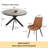 46" W Pedestal Round Dining Table Set-2081483549-2142003156