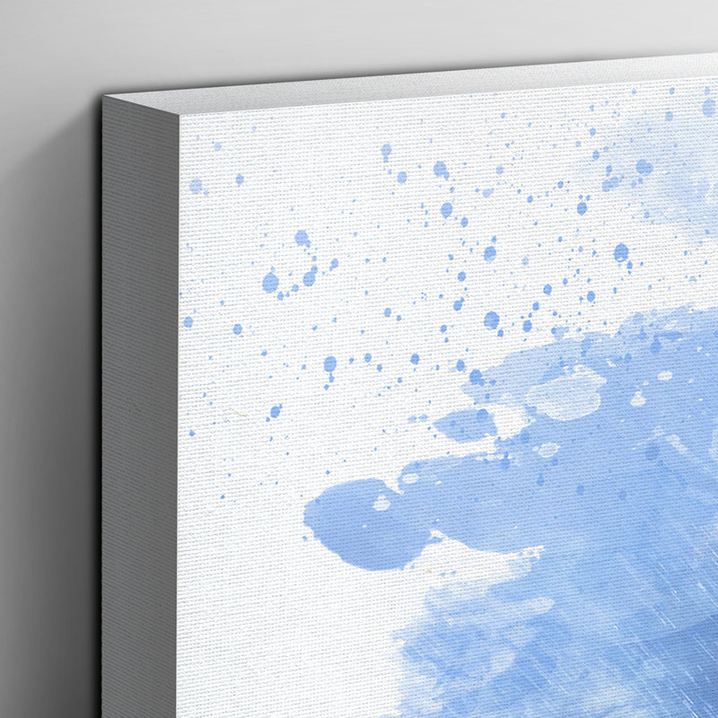 Flower Dandelion - Wall Art, 70cm H x 100cm W, Wrapped Canvas