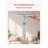 Adjustable Floor-to-Ceiling Transfer Pole, Tension Mounted Grab Bar with Anti-Slip Handle for Elderly Safety