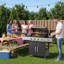 Barbecue au gaz en acier inoxydable de 47,2 po avec brûleur latéral 47,2 po Family Party