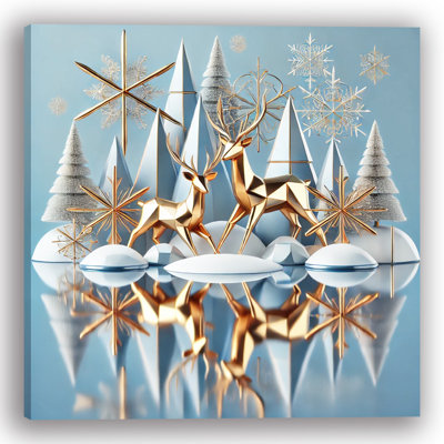 Art mural sur toile Golden Golden