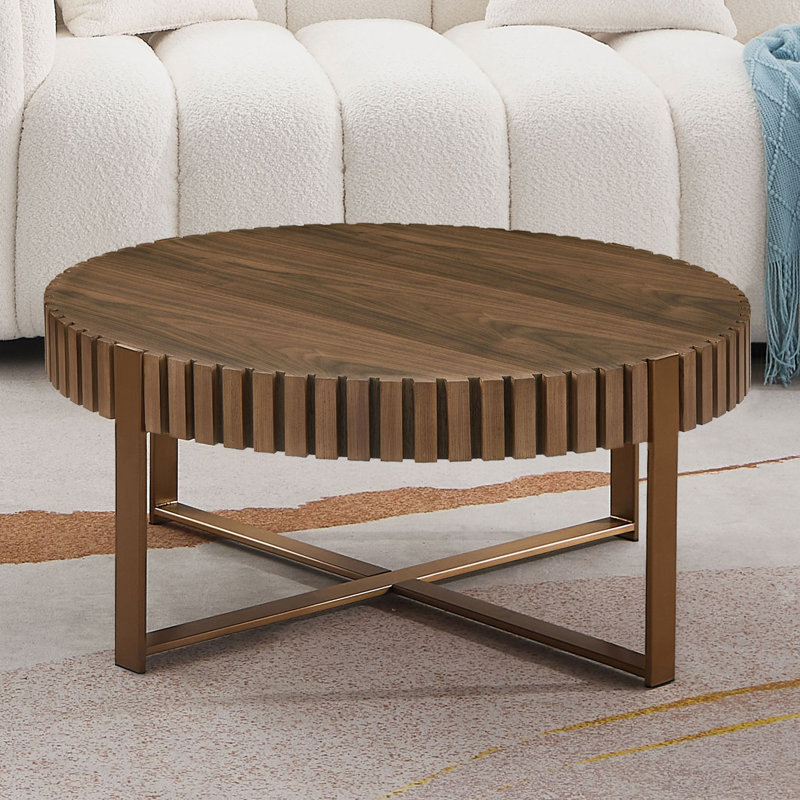 Table basse Serville, Brun
