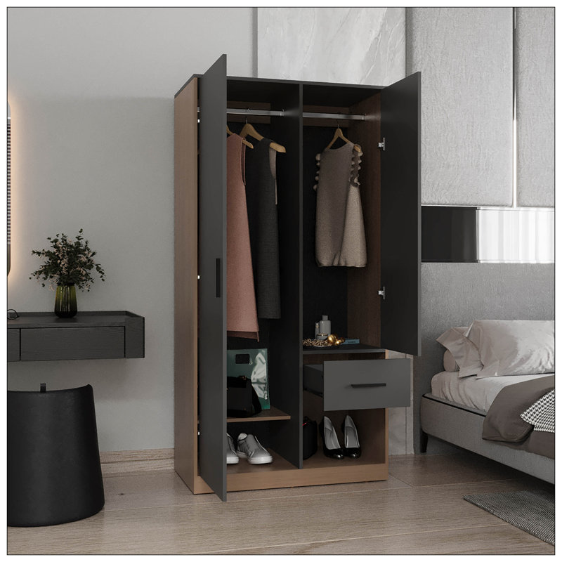 Armoire 2 tiroirs Alder