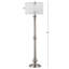 Lampe sur pied 60 "Andrew