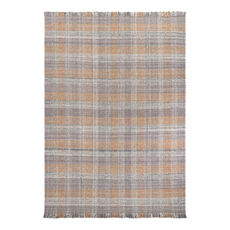 Gracie Oaks Eco Plaid Indoor Outdoor Washable Indoor/Outdoor Area Rug ...