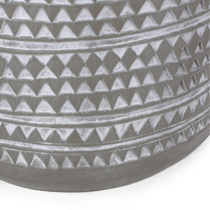 Table d'appoint d'extérieur en béton léger