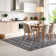 Modern Geometric Grid Area Rug