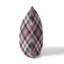 Coussin décoratif taupe Anthony Plaid-107834866-107834870