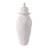 Cast Stone Finish Temple Jar, White-1838258513