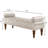 Long bed Bench for Bedroom,Upholstered Window Bench with Tufted Button,Entryway Bench,Bolster Bench for Living Room-2104545420