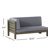 LEFT CORNER BENCH AND COFFEE TABLE