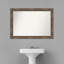 Miroir mural non biseauté en bois franc-2092002176