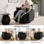 Chaise d'appoint moderne pivotante à 360 ° avec revêtement Sherpa Boucle-131255135