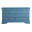 Commode Louis Phillipe G3180-D, bleu sarcelle-870169966