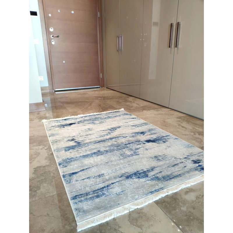 Tapis Matarranz avec envers antidérapant, Carré 5 pi 11 po