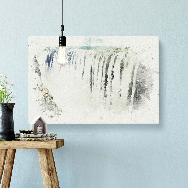 Victoria Falls In Zambia & Zimbabwe - Wrapped Canvas Print, 60 cm H x 90 cm W