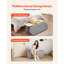 Banc de rangement repose-pieds ovale