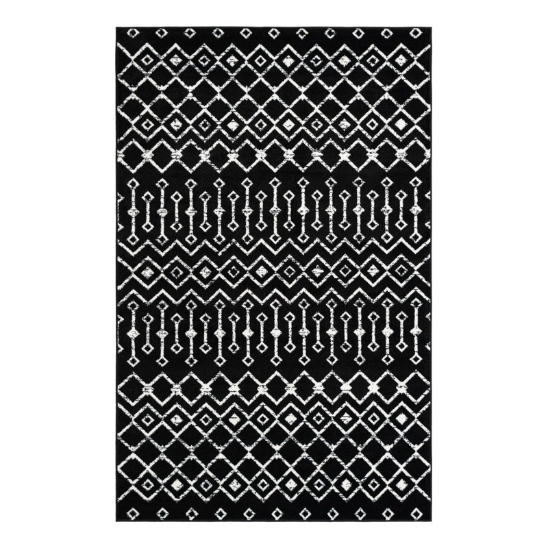 Selim Geometric Indoor Rug, Rectangle 5'3" x 8'