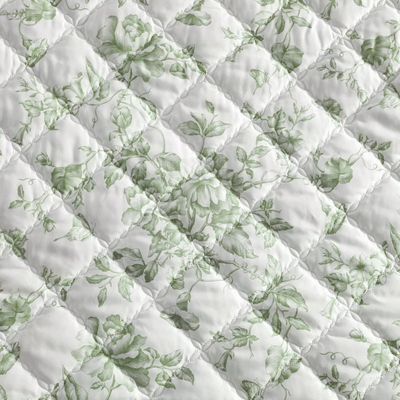 Reversible Bedding Sets, 4 Piece Polyester Quilt, Farmhouse Home Bedroom