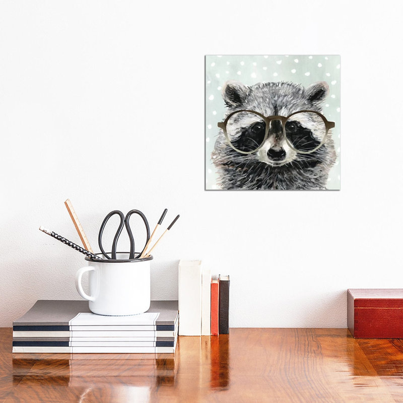 Four-eyed Forester IV 1 Piece Wrapped Canvas Painting, 30.48 cm H x 30.48 cm W