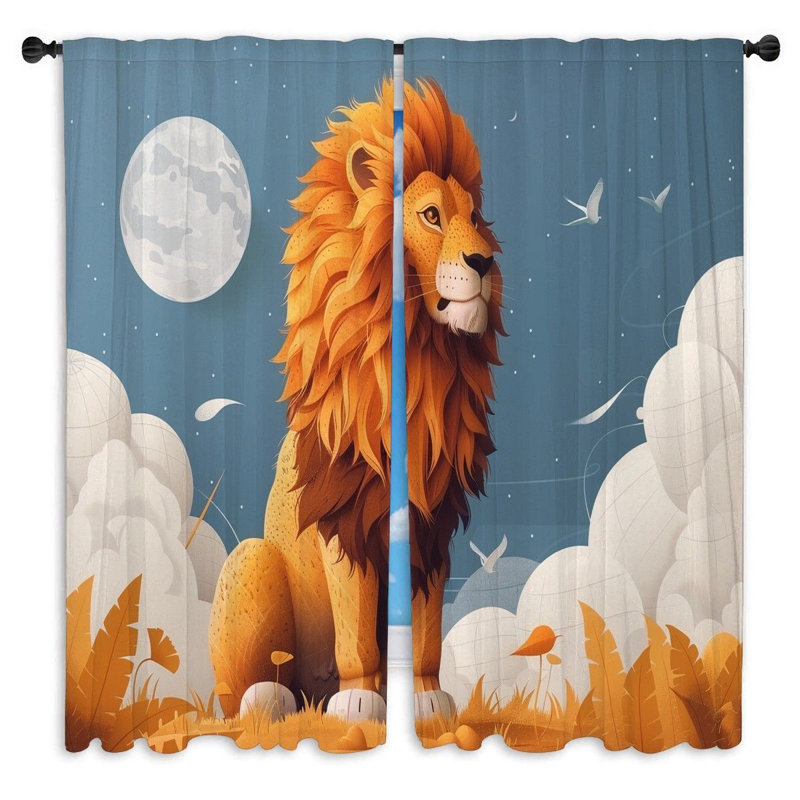 Paire de rideaux obscurcissant en polyester Tansu, L 20 po x L 61 po