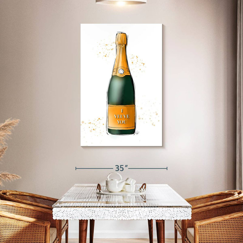 I Veuve You, H 48 po x l 32 po