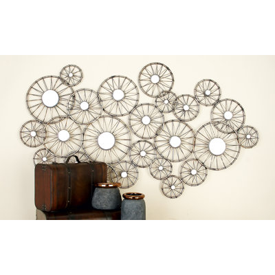 Glam Abstract Wall Decor on Metal