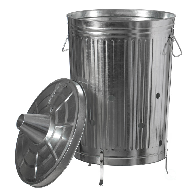 Lizandra Galvanized Incinerator Can