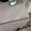 Table avec abattant, finition grise