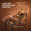 Structure de lit réglable à 4 zones, soutien lombaire, inclinaison de l'oreiller, massage, gravité zéro, contrôle de l'application, ports USB et éclairage à DEL-1289030210