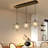 Glass Chandelier Warm Light-1919567280