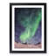 Northern Lights Aurora Borealis Abstract - Picture Frame Painting Print-56925289-56925290