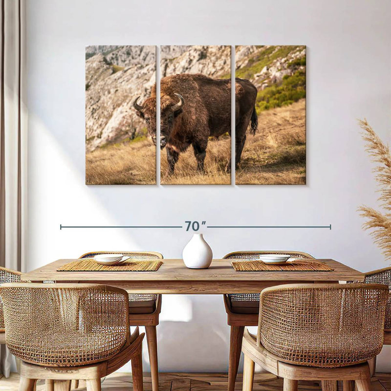 Bison de Brampt, H 36 po x l 57 po