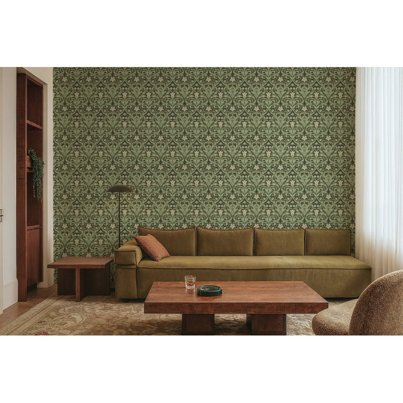 Ribbon Lily - Wallpaper, Ivy Night, Premium Paper