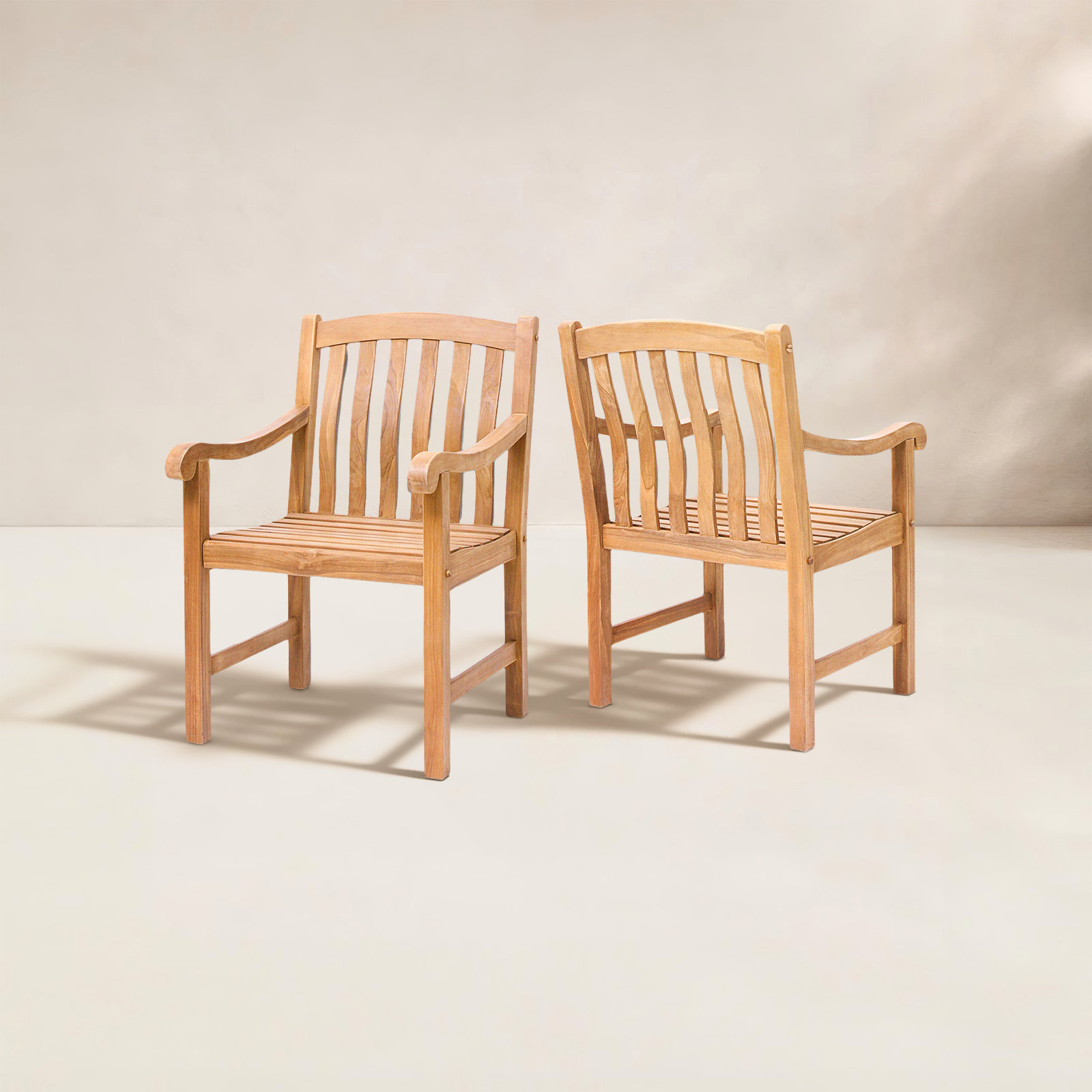 Caterina Teak Patio Armchair