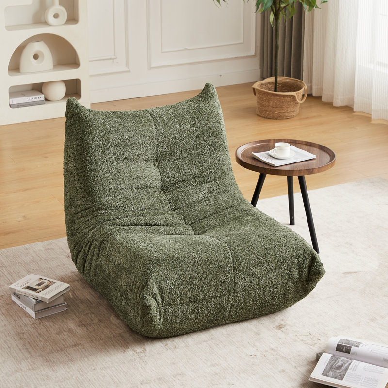 Upholstered Armless, Green