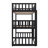 Twin-Sized Triple-Deck Rubber  Bunk Bed Fully Outfitted With Ladders And Guardrails-117529672