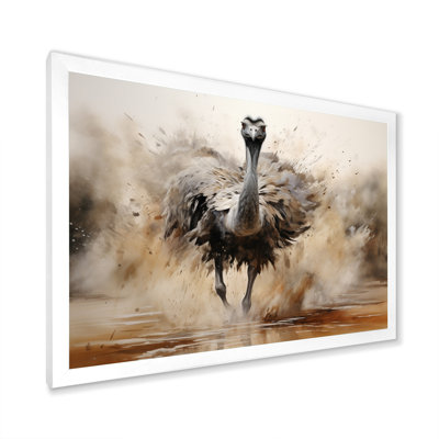 Autruches d'Afrique, impression sur toile