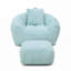 Fauteuil à billes avec repose-pieds en fausse fourrure-1564392043