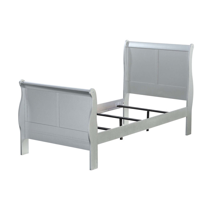 Avondale Sleigh Bed, Gray, Twin