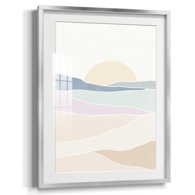 «Coastal Seas IV», reproduction encadrée