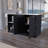 Black And Onyx Double Door Cabinets Kitchen Island