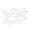 Harrell Frame Coffee Table with Storage-101515145
