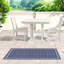 Ensemble de salle à manger de patio en PEHD blanc - Ensemble bistro et chaises 3 pièces toutes saisons pour balcon, porche et jardin