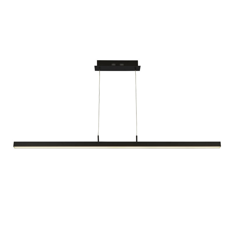 Genao 1-Light Kitchen Island Chandelier, Matt Black