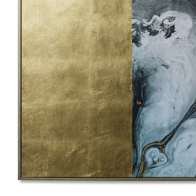 Emerald Marbling Print