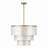 22" 5-Light Tiered Capiz Shell Drum Chandelier-6326716-6326717